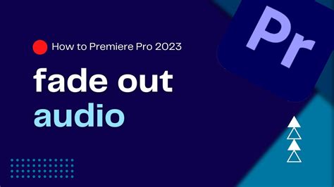 How to fade out audio in premiere. For fading out audio, there are little triangle buttons in the audio mixer section. Just click on the clip, press END to get to the end and ... 