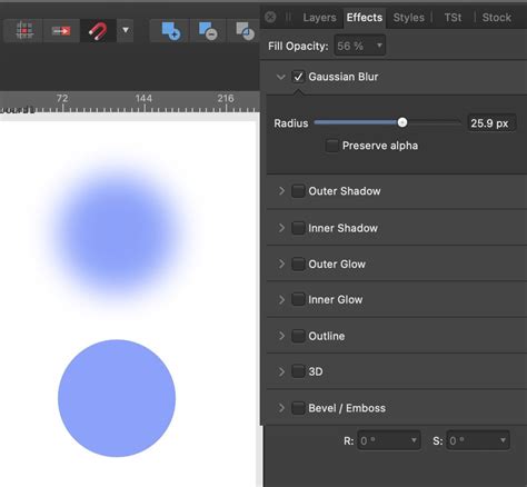 How to feather in Affinity Designer Affinity on Desktop Questions (macOS and Windows