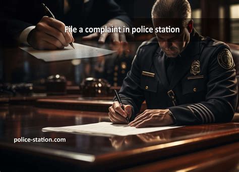 How to file complaint in police station