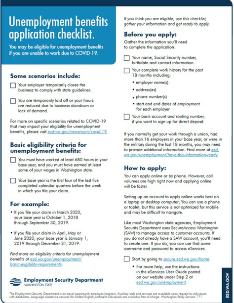 How to file for unemployment in wa