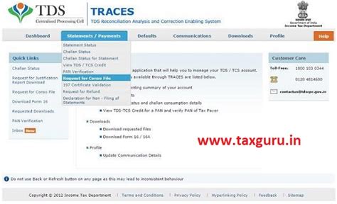 How to file tds return in traces