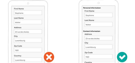 How to fill form in mobile