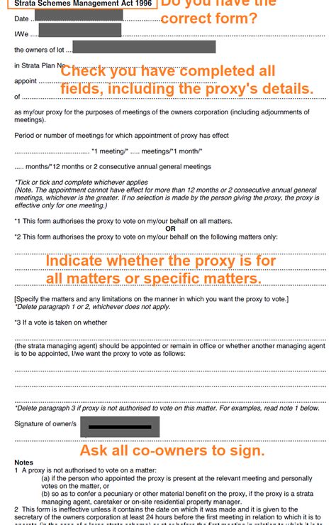 How to fill in the proxy form in favour of the change of RE Forager Funds
