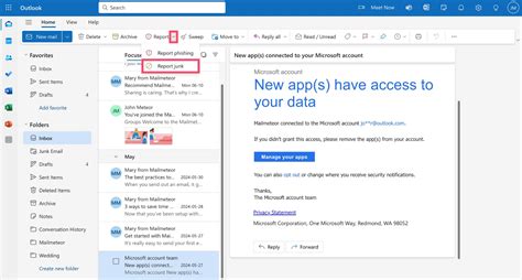 How to filter junk mail in outlook