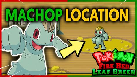 How to find Machop in Pokemon Fire Red and Leaf Green