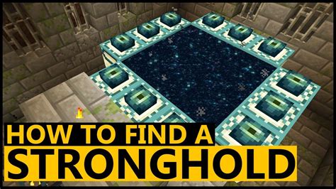 How to find a stronghold in minecraft
