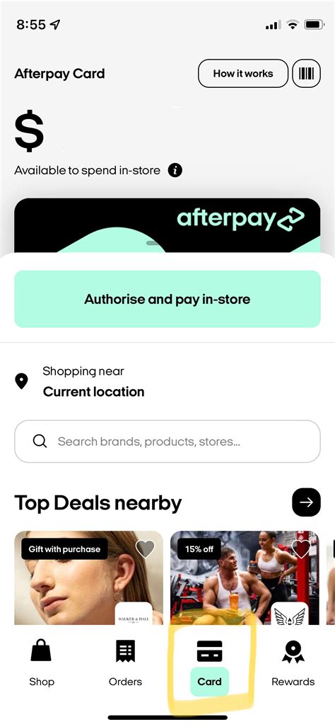 The Afterpay Card/Afterpay Plus Card doesn’t have a PIN or CVV number. The store person has selected the payment method as ‘credit card’. Ask the salesperson to retry the purchase and select the payment method as ‘debit card’. How much can I spend? If you’re an existing Afterpay shopper