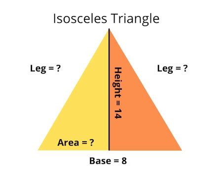 How to find base of isosceles triangle without height.  Jan 14, 2016 · Since the...