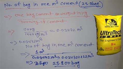 How to find cement bags in concrete