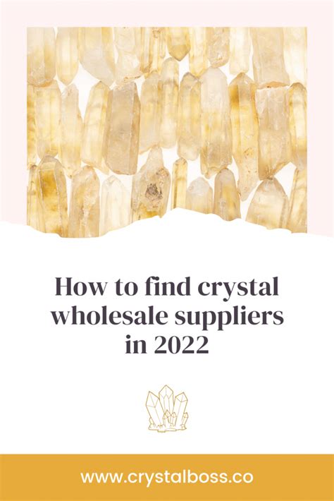 How to find crystal wholesale suppliers in 2024 — Crystal Boss