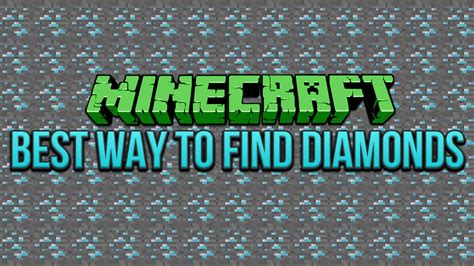How to find diamonds in minecraft pc
