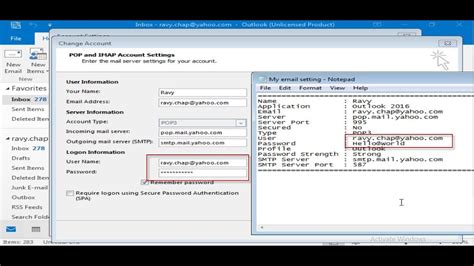 How to find email password in outlook