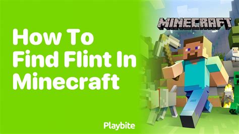 How to find flint in minecraft