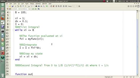 How to find integral in matlab
