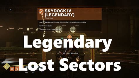 To unlock a legendary/master lost sector, you first have to discover a lost sector and complete it normally. The legend/master lost sectors are on a rotation that changes with the daily reset and as long as you have the lost sector already unlocked when that sector comes into the rotation, it'll show up as a legend or a master lost sector.. 