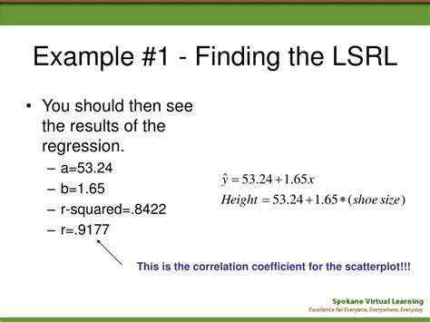 How to find lsrl. Let's derive least squares regression because I'm rusty. Our model for the data is a linear equation with two parameters, α and β. ˆy = αx +β. Our total error is the sum of the squared residuals for each data … 