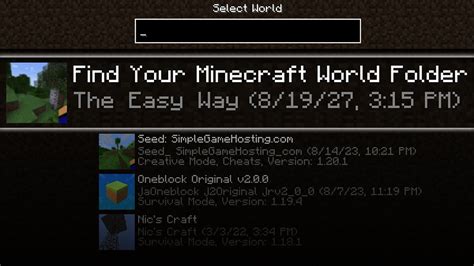 How to find minecraft world files curseforge.  Apr 28, 2025 · Decoding the CurseForge Fil...