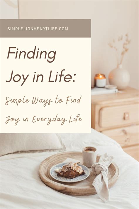 How to find more joy in life