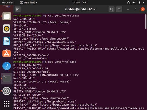 How to find os version in linux