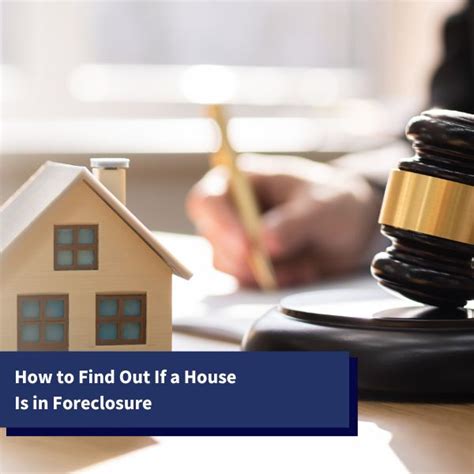 How to find out if a home is in foreclosure. Updated: May 19, 2022, 6:46am. Editorial Note: We earn a commission from partner links on Forbes Advisor. Commissions do not affect our editors' opinions or evaluations. Getty. A … 