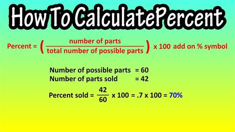 How to find percentage in statistics