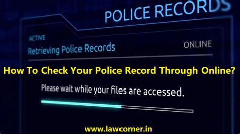 How to find police records. Things To Know About How to find police records. 