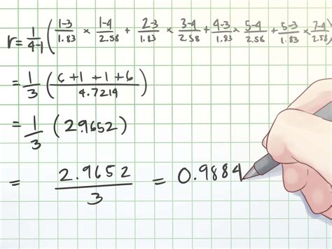 How to find r in correlation coefficient