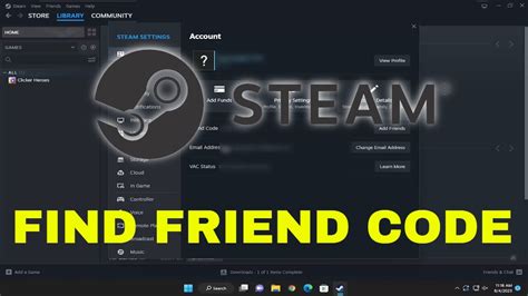 How to find steam friend code on mobile.  The Steam Friend Code is a unique code that y...