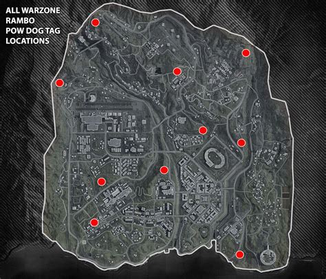 How to find the Warzone Rambo POW dog tags locations