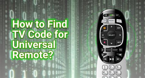 How to find tv code for universal remote.  You can find the unique 2-5 dig...