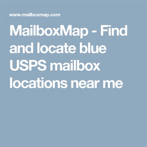 How to find usps mailbox locations. From www.usps.com “> www.usps.com , choose “Locate a Post Office,” and on the next page select “Collection Boxes” from the drop-down menu (or you can go directly to usps.whitepages.com ... 