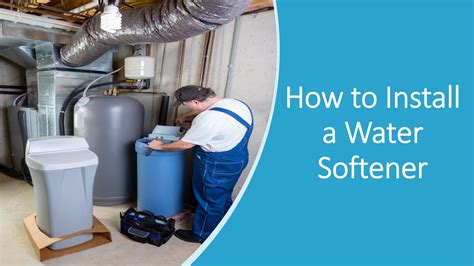 How to fit a water softener. Steps: 1. Turn off the water at the meter. 2. Use a tubing cutter to tap into the existing cold-water pipe. 3. Connect the water softener’s resin tank to the cold-water pipe by soldering on an assembly of copper pipe and three valves. 4. Run a length of ⅜-inch-diameter plastic tubing from the resin tank to the salt tank; connect each end of ... 