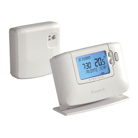 How to fit a wireless room thermostat Honeywell CM921