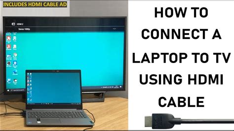 How to fit the laptop screen on TV over HDMI [Quick Guide]