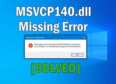 How to fix Genshin Impact MSVCP140.dll Missing Error on PC