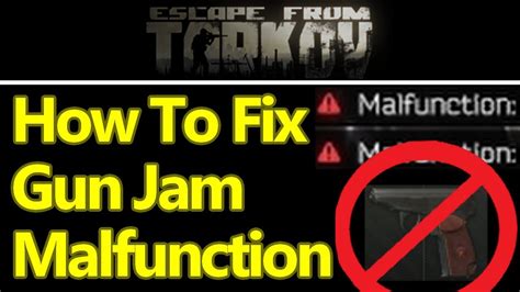 How to fix a gun jam tarkov. Posted August 29, 2021 (edited) It seems very strange for a 99% pristine gun to jam on the first or second shot. I've seen it happen in the game, but in real life, wouldn't you clean and oil up your gun beforehand. I feel like guns should start jamming at maybe 80% durability. Edited August 29, 2021 by Tempest86. Quote. 