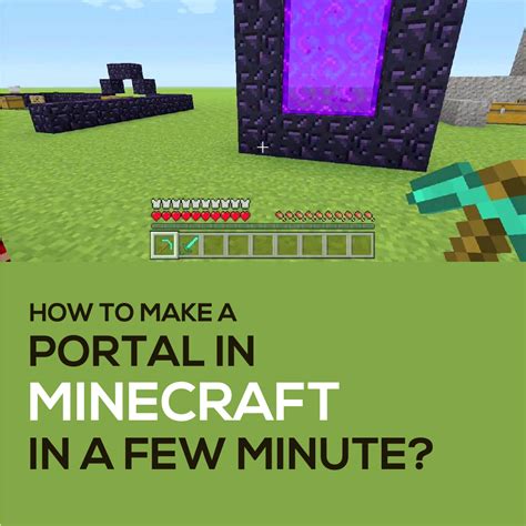 How to fix a portal in minecraft