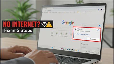 How to fix action needed no internet. .  Learn effective ways to restore y...