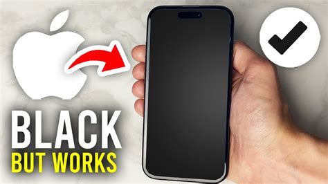 How to fix black screen on iphone.  An iPhone screen going black while the device is otherwis...