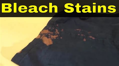 How to fix bleach stains. Step 4: Apply It to the Stained Area. Drag the rag over the stain (s) by applying it directly to the discolored areas. Start from the outer edges of the stain and work your way toward the middle, i.e. the inside of your clothing. This way you’ll prevent the stain from spreading. 
