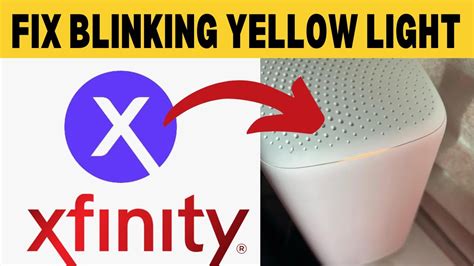 How to fix blinking yellow light on xfinity router.  Why is the cable In t...