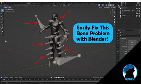 How to fix bones in blender.  These inputs are provided in the form of a simp...