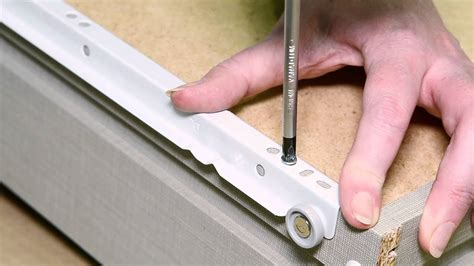 How to fix bottom mounted runners to carcase and drawer box YouTube
