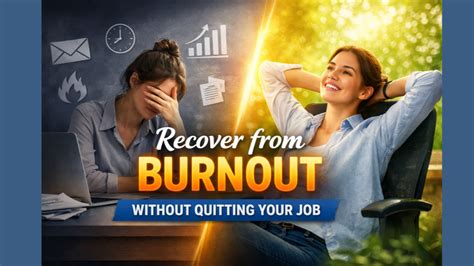 How to fix burnout without quitting