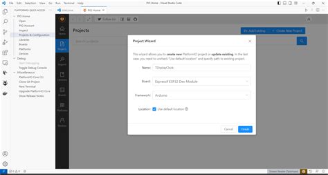 How to fix display settings.  Built using PlatformIO and targeting the ESP3...