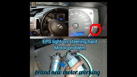 1 Answer. The "EPS" stands for Electronic Power Steering. There are a couple Technical Service Bulletins related to the EPS system published by Hyundai. The only way to find out if any of these bullitins apply to your problem, you must FIRST scan your onboard computer network to gather the fault codes that set when the system turned the light .... 