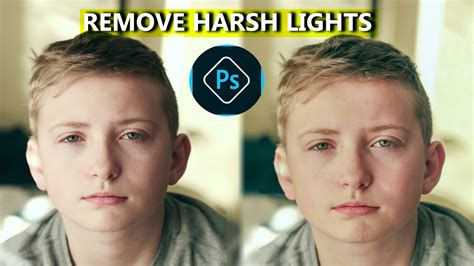 How to fix harsh light in photoshop