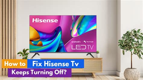 How to fix hisense tv display problem.  The solutions often involve bas...
