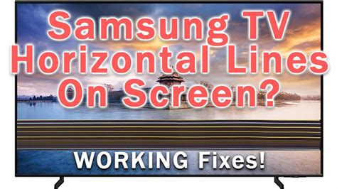 How to fix horizontal line on tv.  Tired of annoying vertical or horizont...