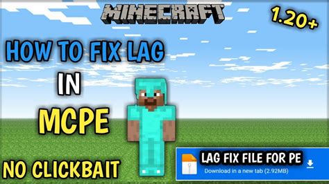 How to fix lag in minecraft pe